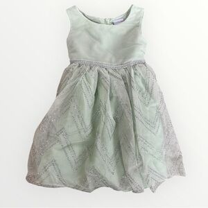 Sweet Heart Rose 3T Elegant Mint Green Kids Dress